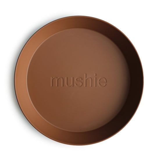 Πιατάκια Φαγητού Σετ 2τμχ Round Caramel - Mushie